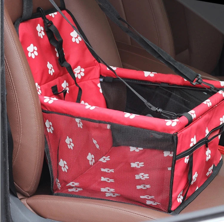 Dog Car Carrier Seat | Car Seat Line | Waterproof Basket | Folding Hammock | Multiple Colors