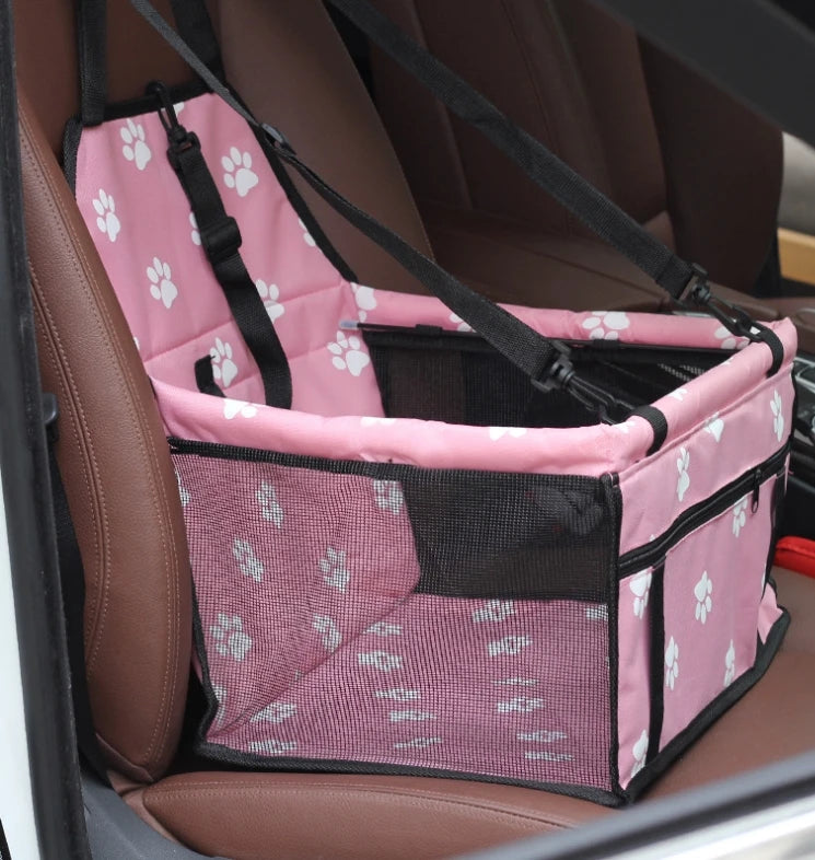 Dog Car Carrier Seat | Car Seat Line | Waterproof Basket | Folding Hammock | Multiple Colors