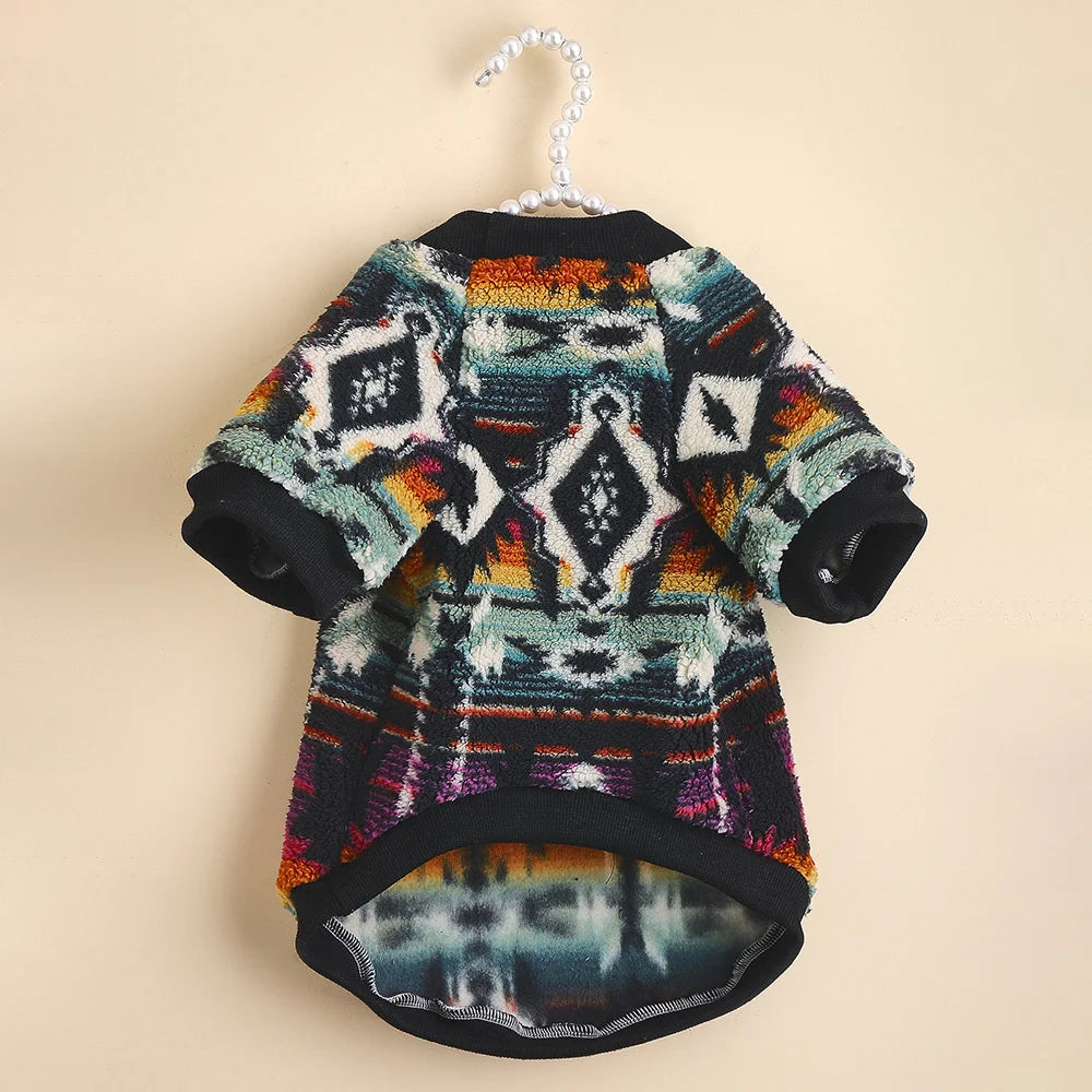 Warm Woolen Fleece Sweater for Dogs | Multiple Colors/Patterns