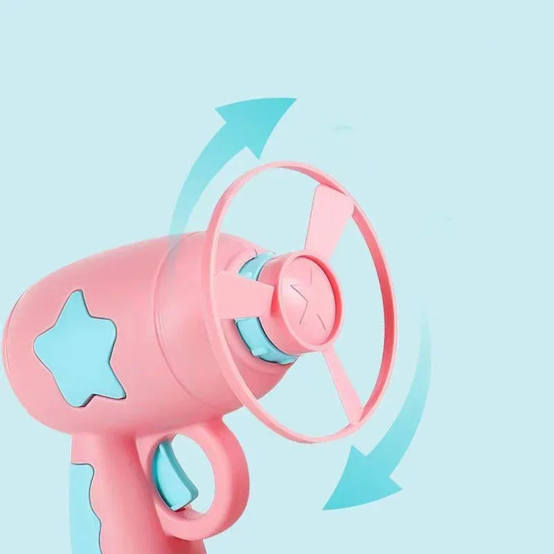 Fun Cat Toy Interactive Launcher for Puppies and Kittens | Soft Ball Gun or Flying Disc Gun