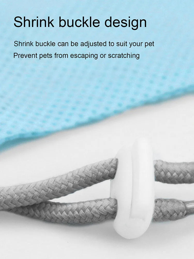 Breathable Mesh Cat Bathing and Grooming Bag
