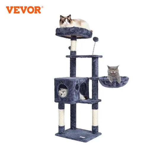Cat Tree Towers | Cat Condo Sisal Scratching Post | Hammock | Multiple Options