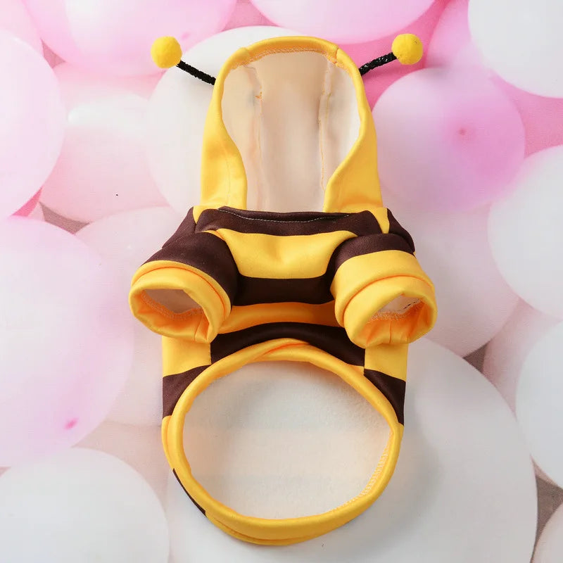 Adorable Halloween Doggy Bee Costume