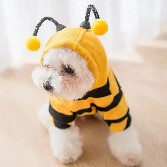 Adorable Halloween Doggy Bee Costume