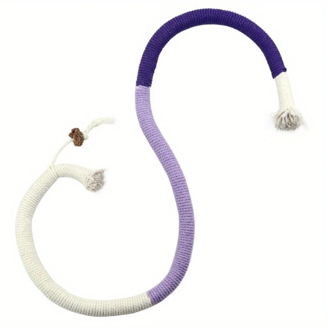 Cotton Rope Cat Chew Toy for Teeth Cleaning