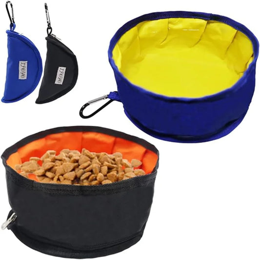 Portable Pet Water and Food Feeder Bowl | Waterproof | Bite Resistant