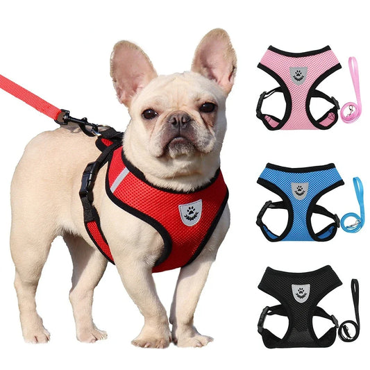 Summer Cat or Dog Harness Adjustable Vest | Polyester Mesh | Breathable