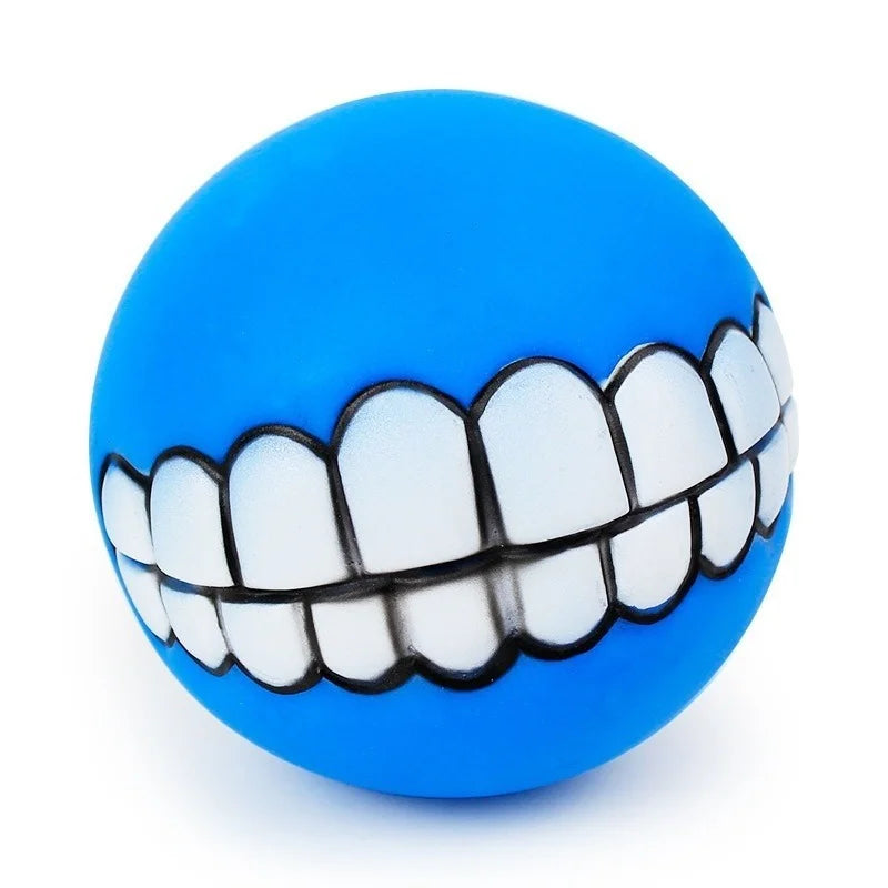 Dog Ball Teeth Silicone | Chew Toy with Sound