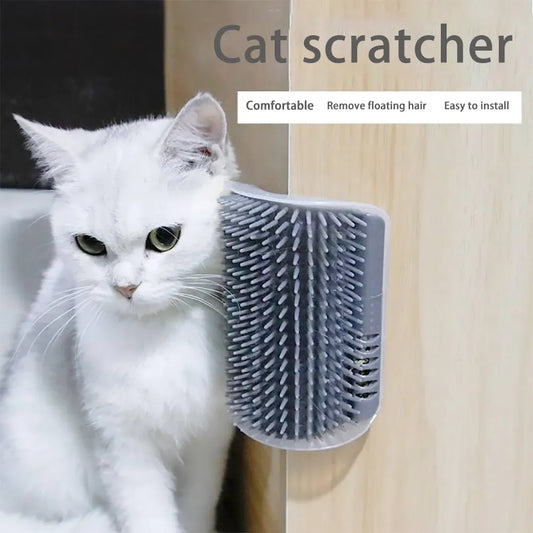 Cat Corner Fur Scrubber | Massager | Comb