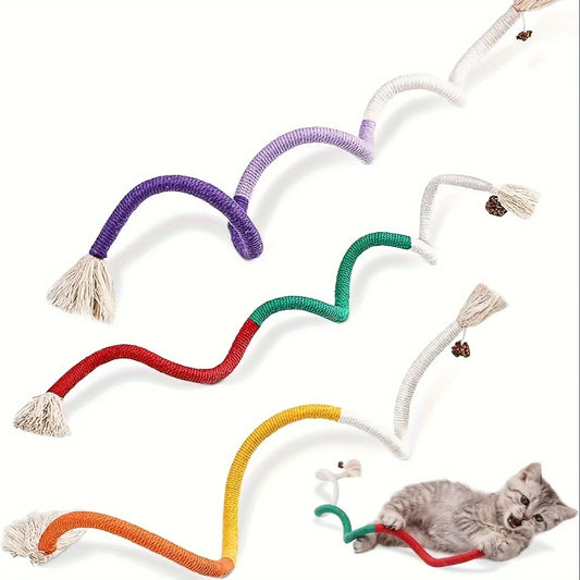 Cotton Rope Cat Chew Toy for Teeth Cleaning