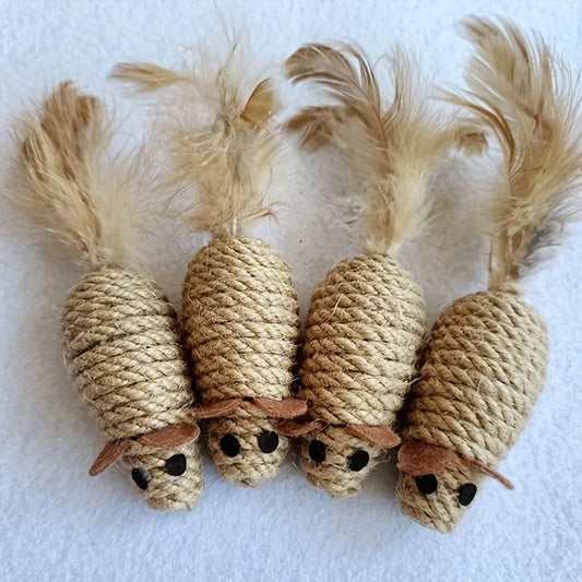 Sisal Mouse Cat Toy | Natural | Eco-friendly