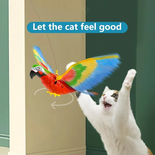 Electric Bird Simulation Interactive Cat Toy | Eagle or Parrot