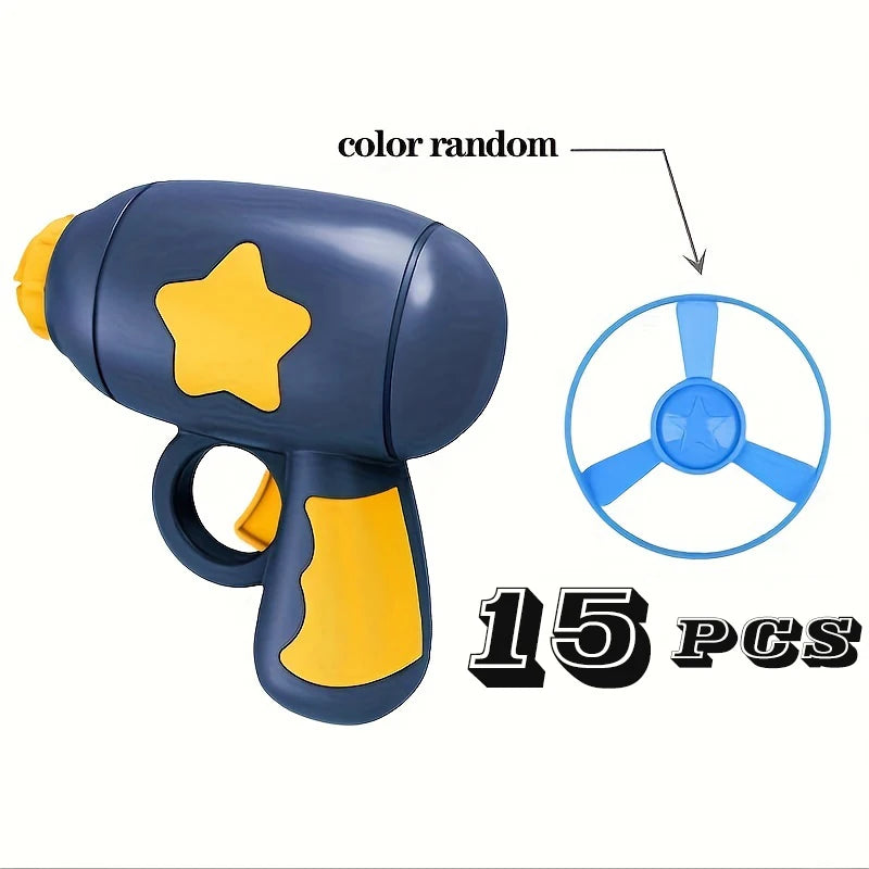Fun Cat Toy Interactive Launcher for Puppies and Kittens | Soft Ball Gun or Flying Disc Gun