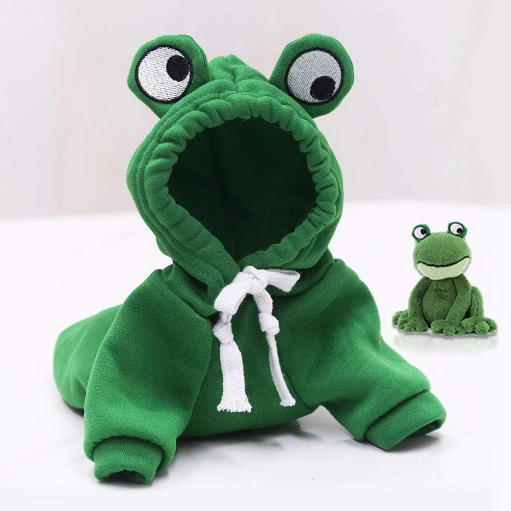 Cute Froggy Dog Hoodie