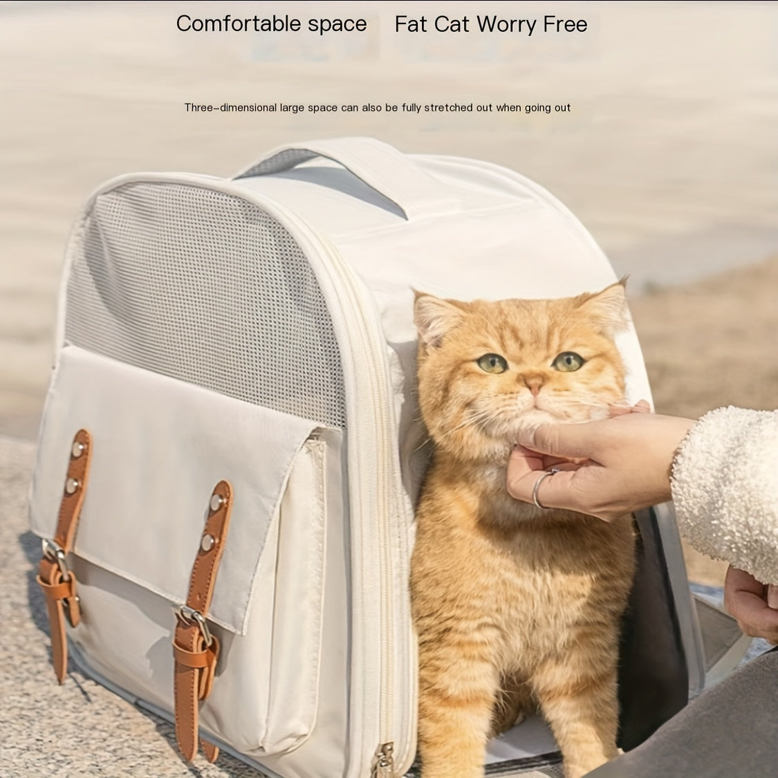 Comfy Camper Pet Backpack Carrier for Cats and Small Dogs | Outdoor Adventurers | Camping Adventures